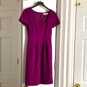L.K. Bennett Wool Shift Dress Short Sleeve 2
